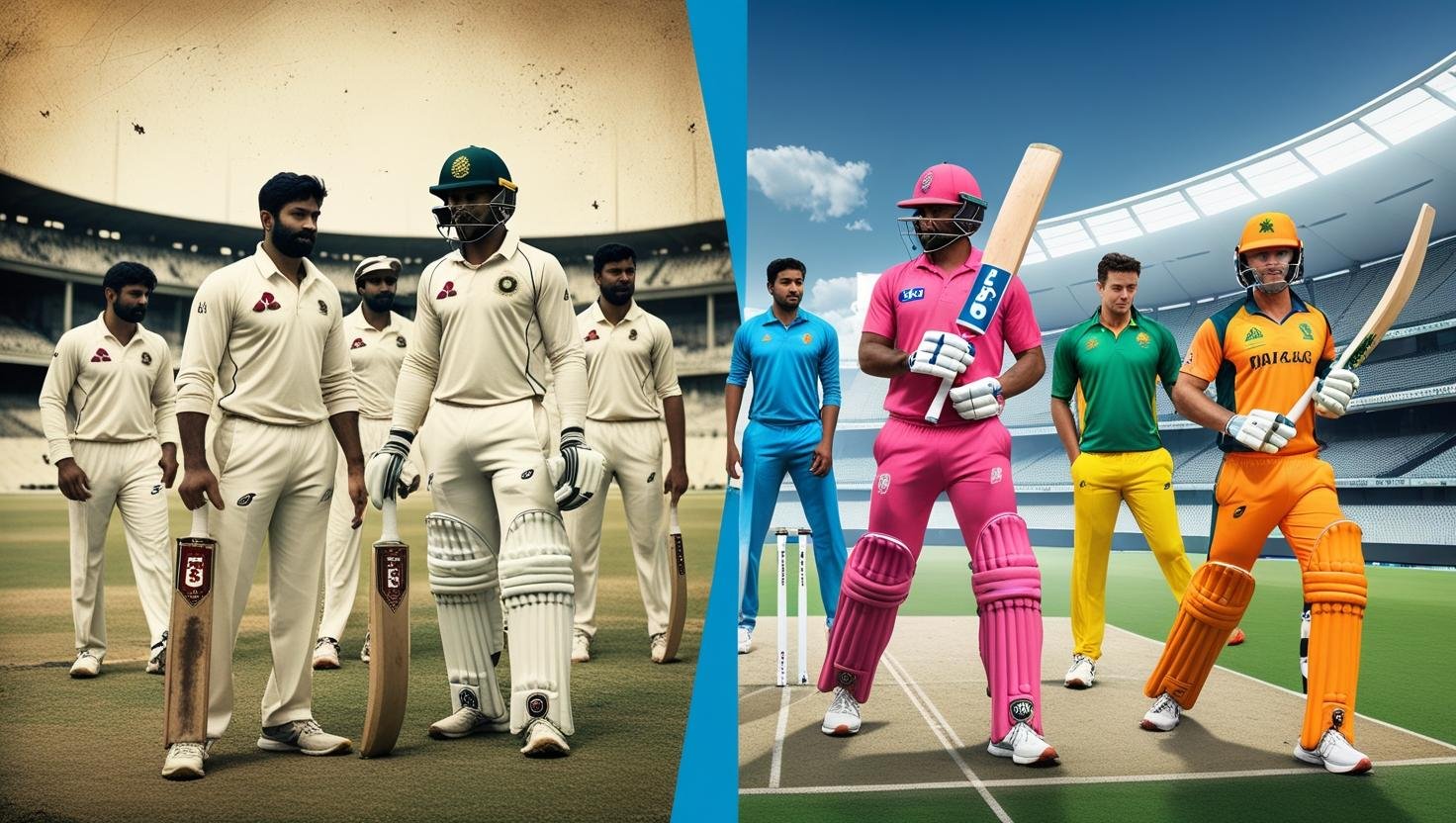 old school cricket vs new generation cricket