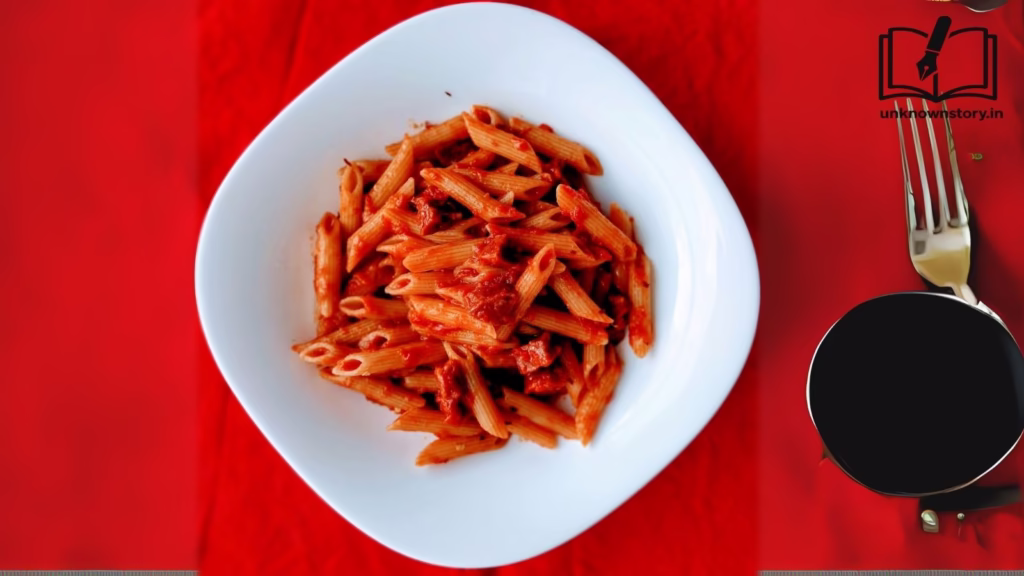 রেড সস পাস্তা বানানোর রেসিপি