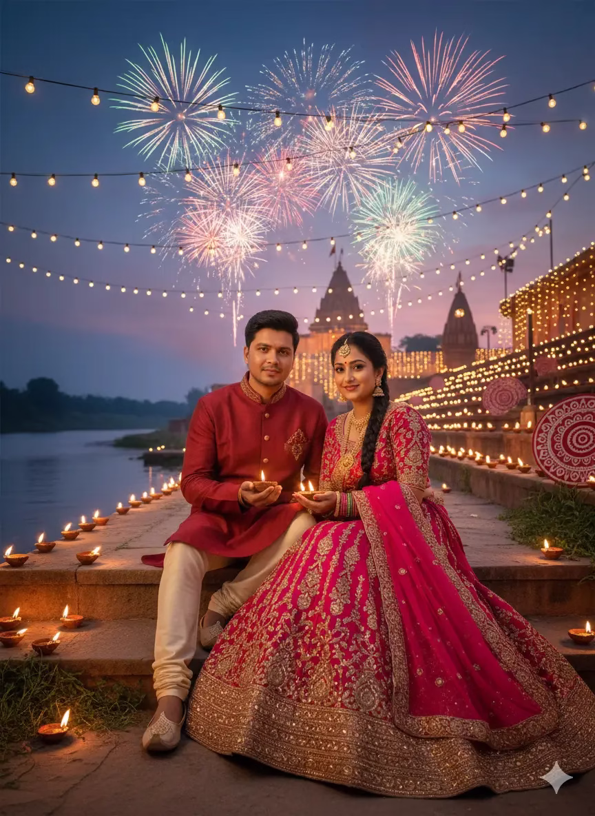 10 Diwali AI Image Prompt: কালীপুজোয় নিজেকে সাজান AI দিয়ে, রইল সেরা ১০ কপি পেস্ট রেডি প্রম্পট 7 10 Diwali AI Image Prompt