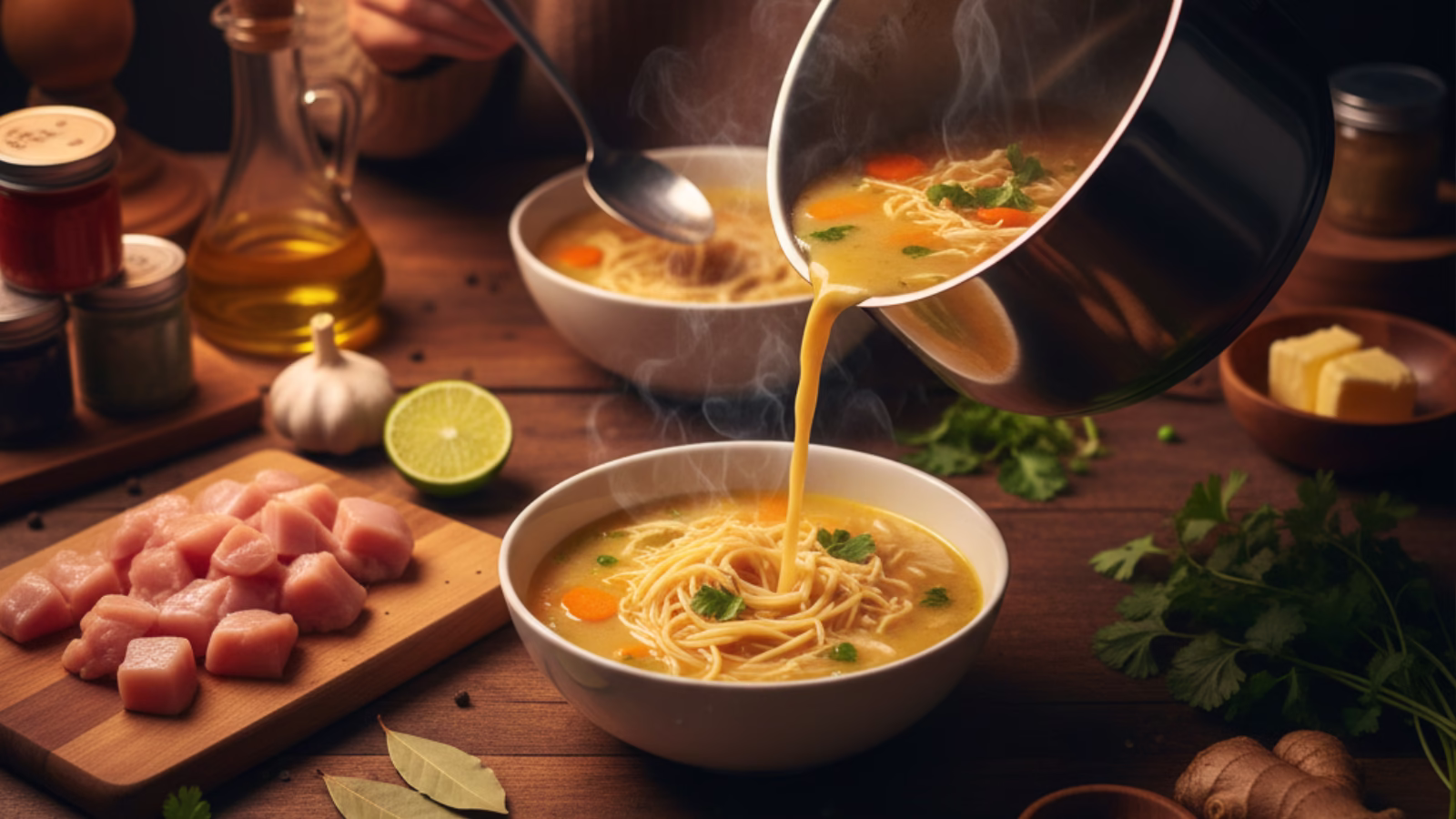 বাড়িতেই বানিয়ে ফেলুন রেস্তোরাঁ স্টাইল Instant Chicken Soup, রইল রেসিপি 2 Instant Chicken Soup recipe